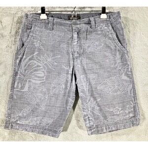 No Boundaries Chino Shorts Men's Size 36 Style NM15300T Grey‎ Floral